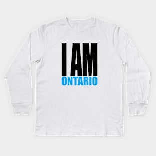 I am Ontario Kids Long Sleeve T-Shirt